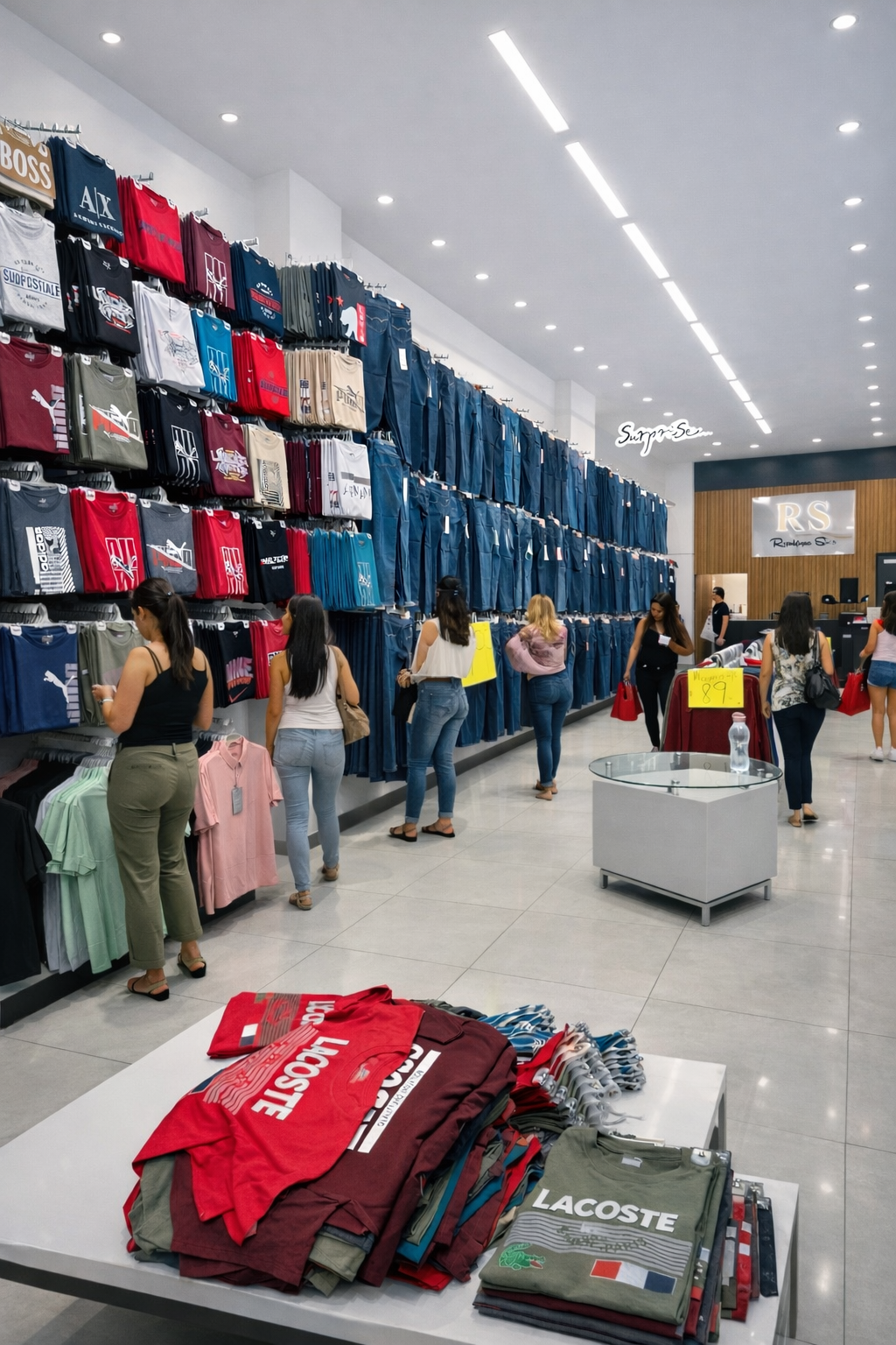 Showroom de ropa moderna Republique Store